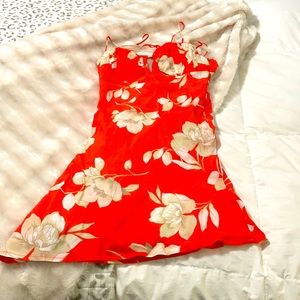 Fun floral sun dress mini